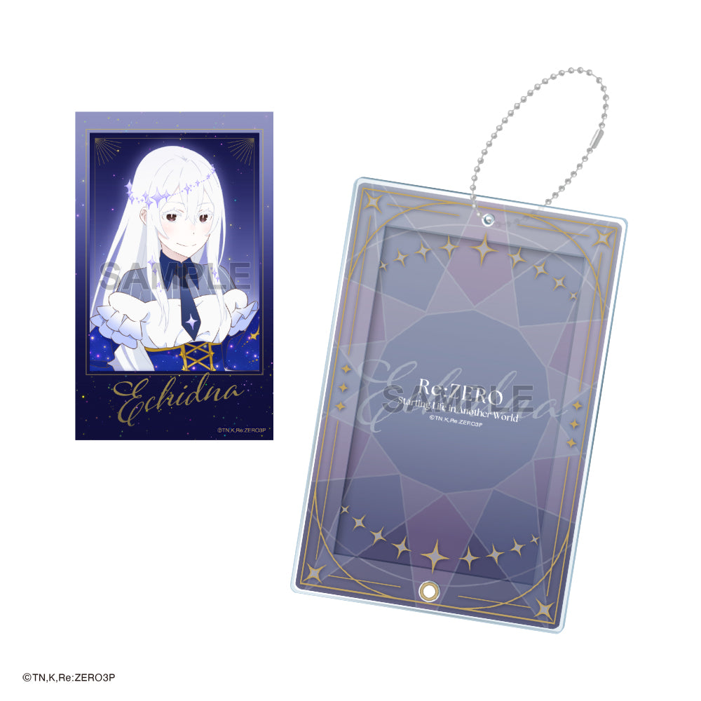 (Goods - Bromide) "Re:ZERO - Starting Life in Another World -" Mini Photo-Style Illustration with Acrylic Case Re:ZERO - Starting Emilia's Birthday Life 2024 ver. - Echidna