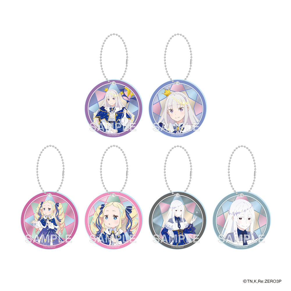 (Goods - Key Chain) "Re:ZERO - Starting Life in Another World -" Tradable Sliding Mirror Acrylic Keychain Re:ZERO - Starting Emilia's Birthday Life 2024 ver.