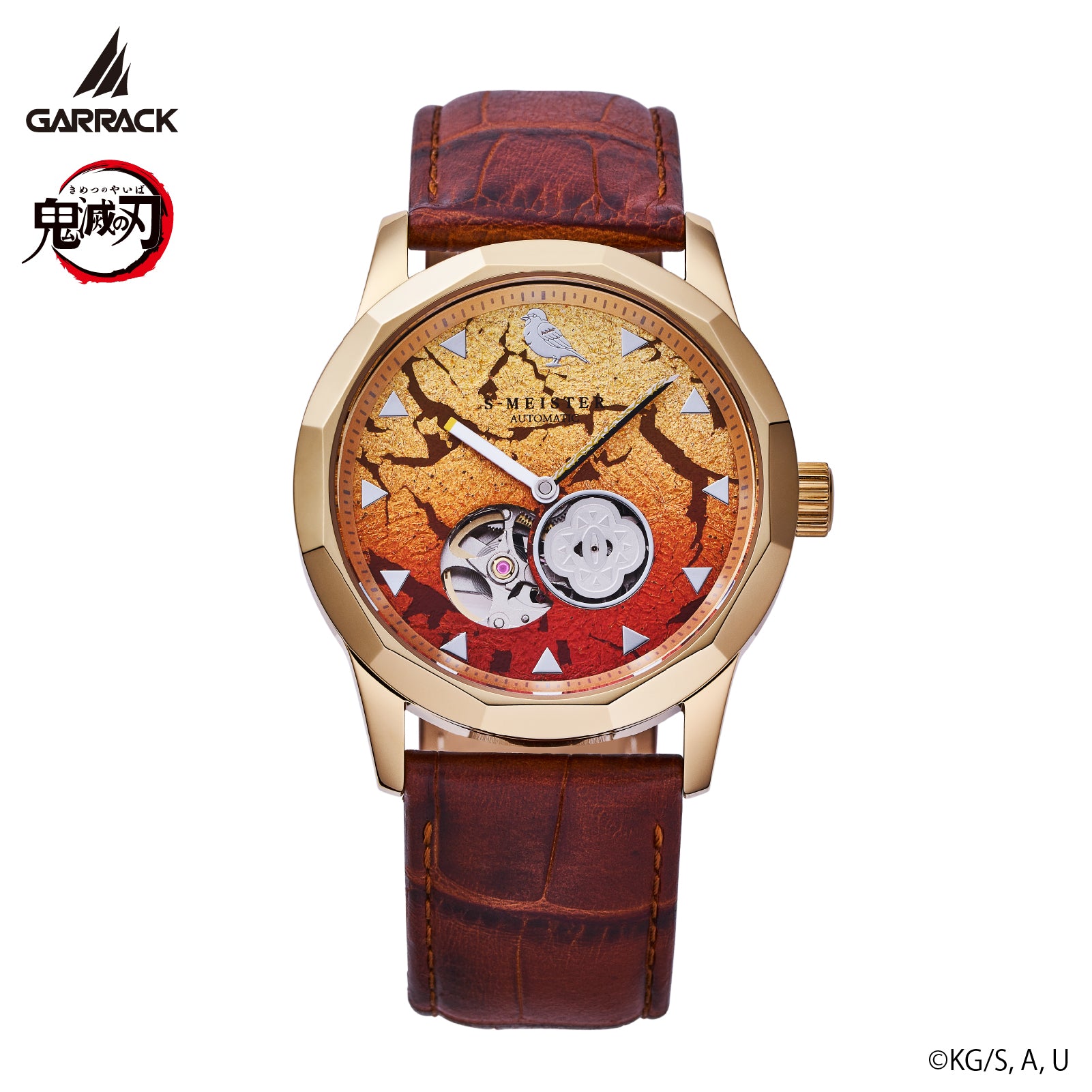 (Goods - Timepiece) Demon Slayer: Kimetsu no Yaiba Anime S-MEISTER Collaboration Mechanical Watch - Zenitsu Agatsuma Model 2