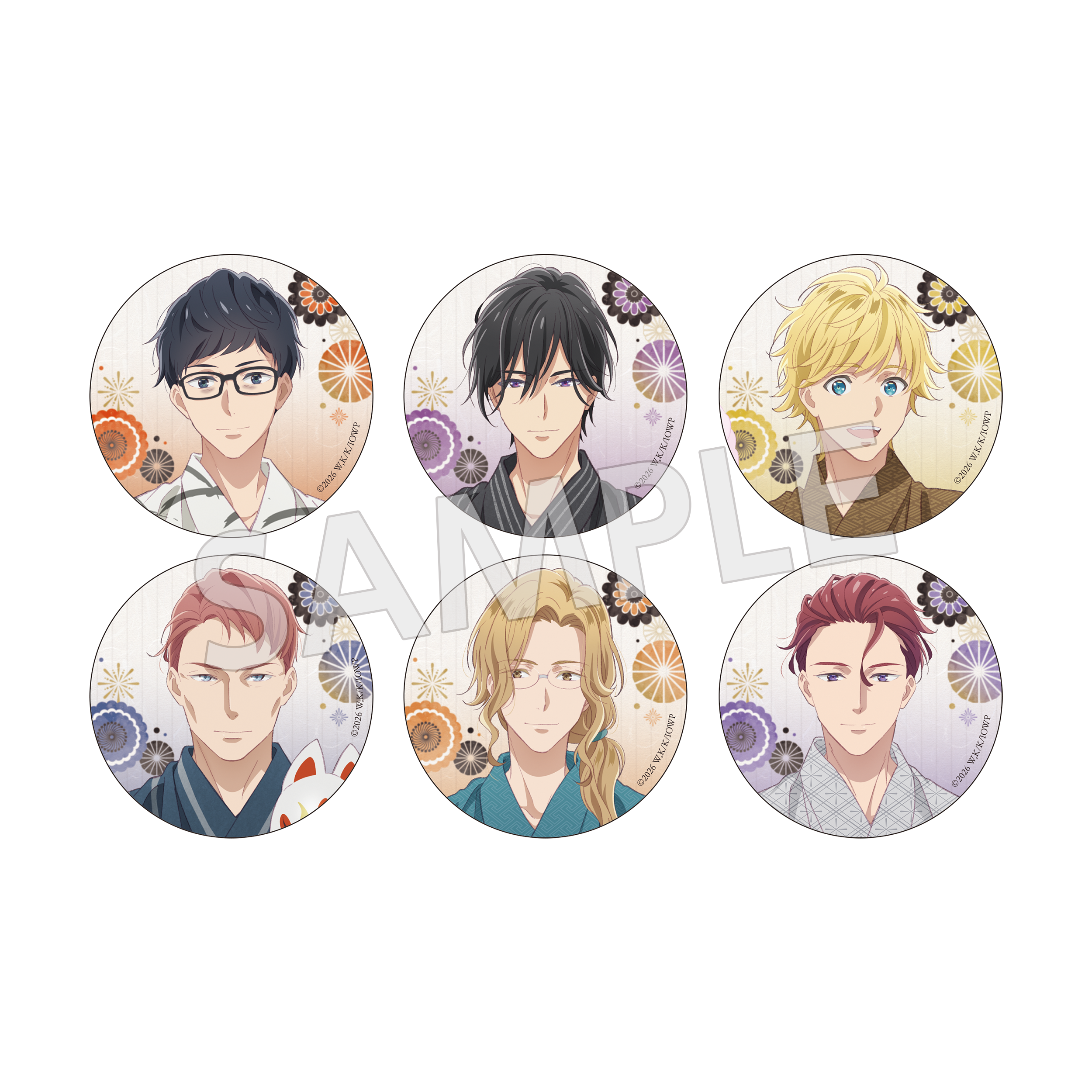 [※Blind](1BOX=6)(Goods - Badge) Isekai Office Worker: The Other World's Books Depend on the Bean Counter Tradable Tin Badge - Iseshachi Noryo Festival Ver. A