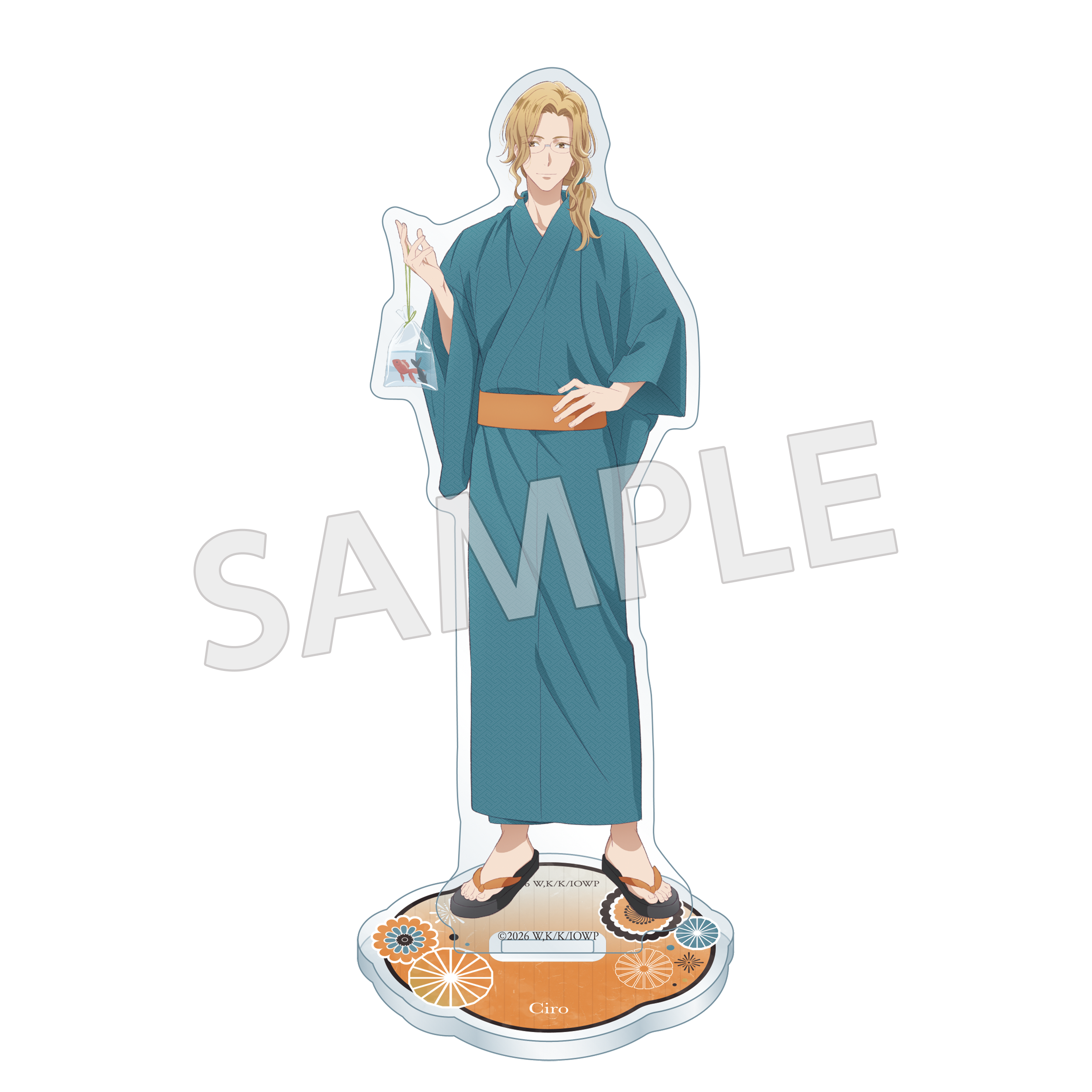 (Goods - Acrylic Stand) Isekai Office Worker: The Other World's Books Depend on the Bean Counter Acrylic Stand - Iseshachi Noryo Festival Ver. - Ciro