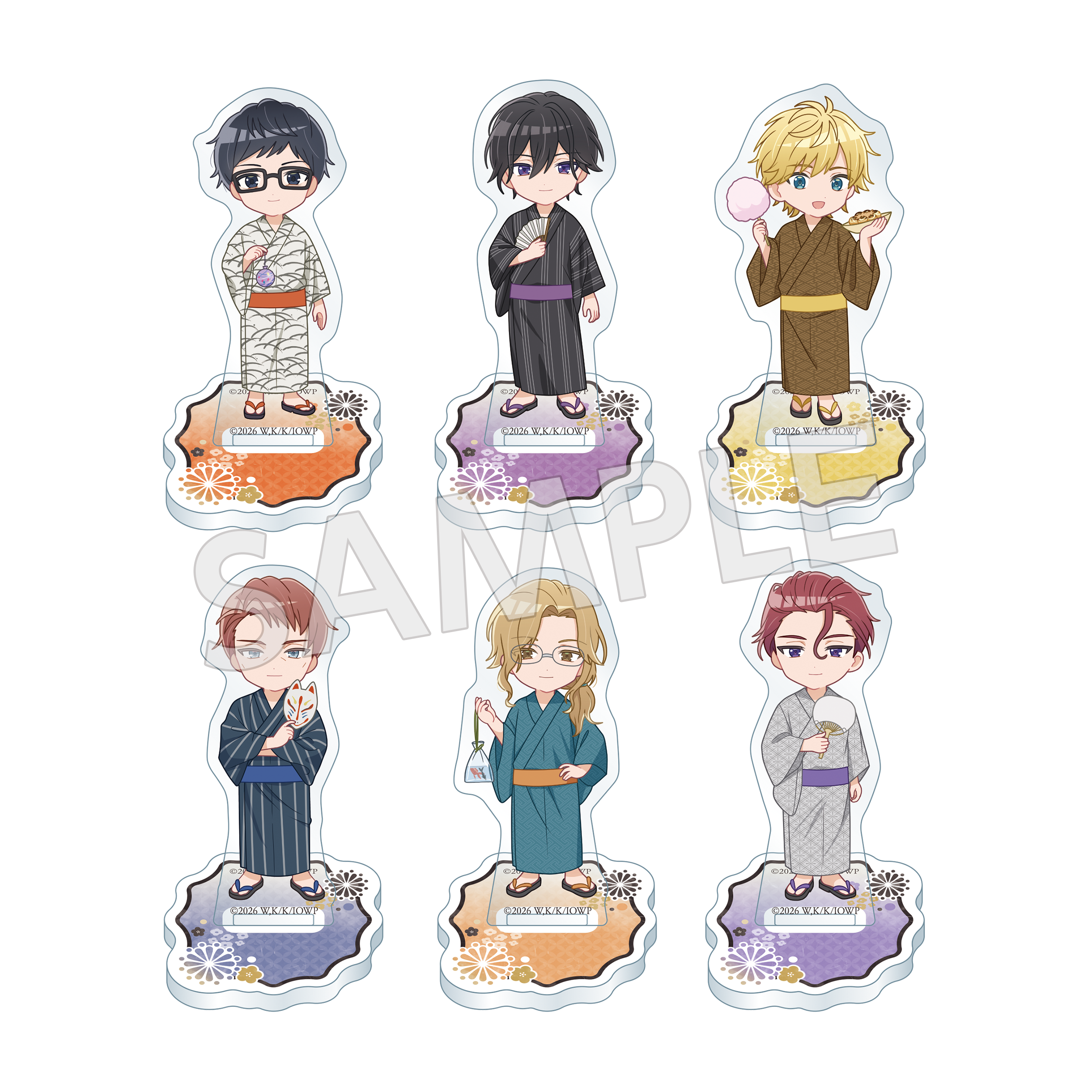 [※Blind](1BOX=6)(Goods - Acrylic Stand) Isekai Office Worker: The Other World's Books Depend on the Bean Counter Tradable Mini-Character Acrylic Stand - Iseshachi Noryo Festival Ver.