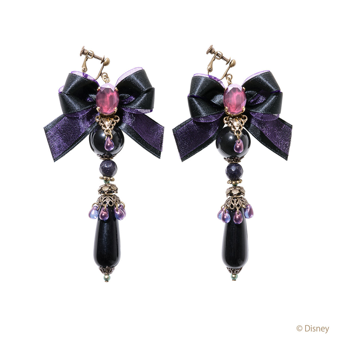 (Goods - Accessory) Disney Villains Ear Objet Maleficent - Clip-On Earring