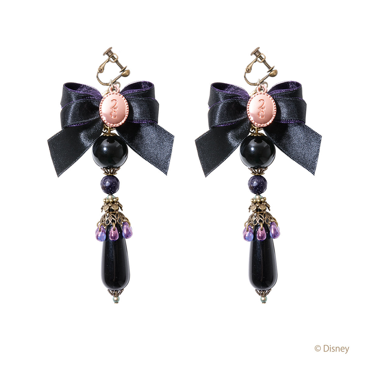 (Goods - Accessory) Disney Villains Ear Objet Maleficent - Clip-On Earring