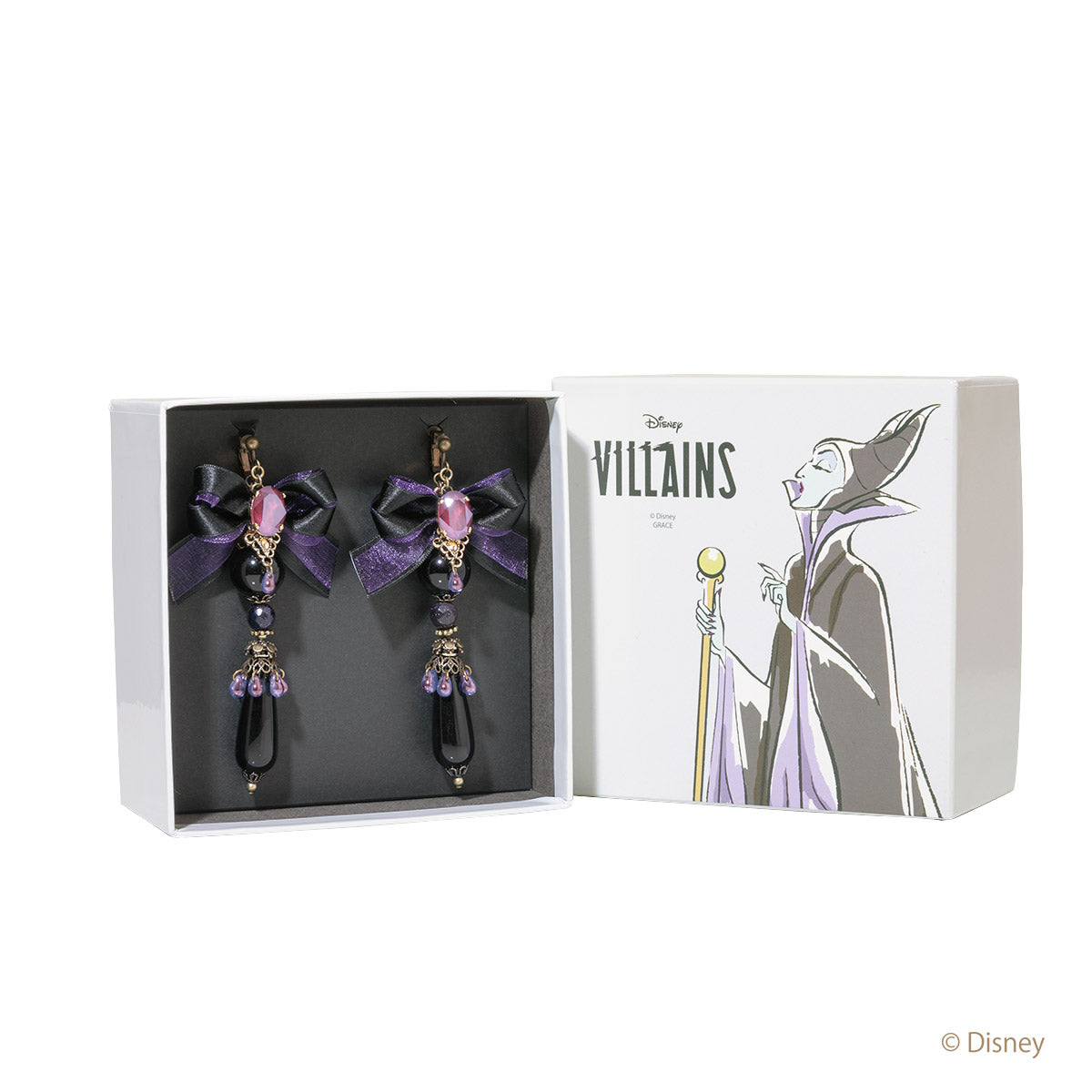 (Goods - Accessory) Disney Villains Ear Objet Maleficent - Earring