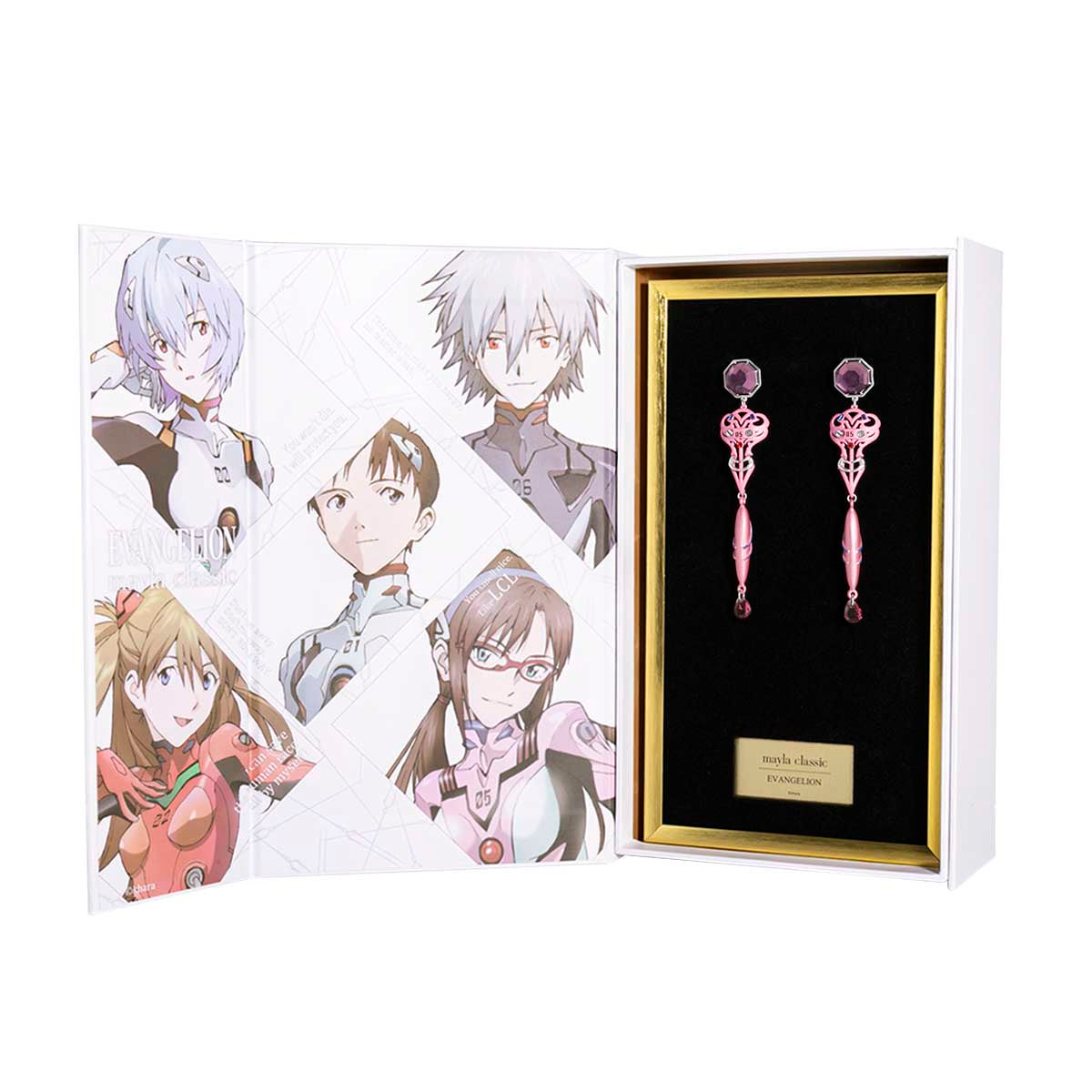 (Goods - Accessory) mayla classic EVANGELION ICONIQUE EAR OBJET [Mari Illustrious Makinami/Clip-On Earring]