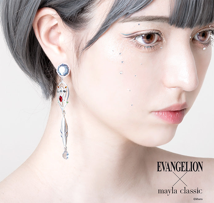 (Goods - Accessory) mayla classic EVANGELION ICONIQUE EAR OBJET [Rei Ayanami/Clip-On Earring]