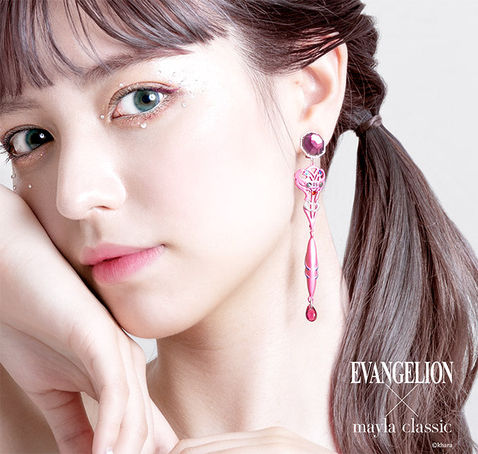 (Goods - Accessory) mayla classic EVANGELION ICONIQUE EAR OBJET [Mari Illustrious Makinami/Clip-On Earring]