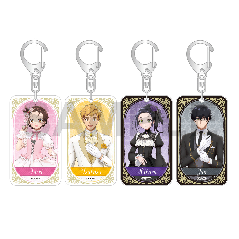 (1BOX=4)(Goods - Keychain) Medalist Tradable Foil-stamped Keychain Sweet & Bitter Ver. PACK