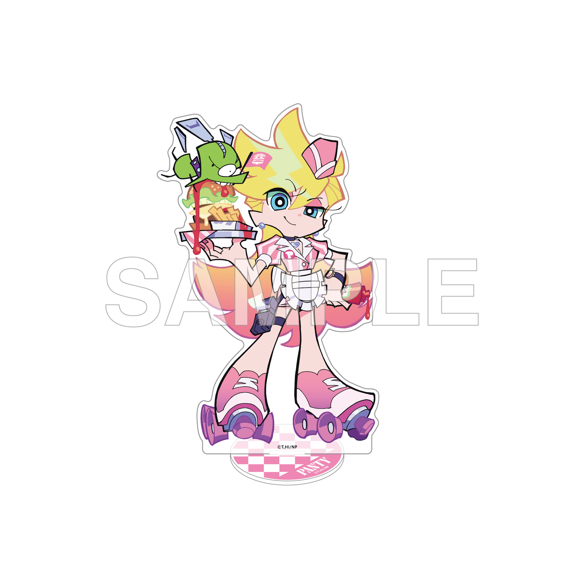 (Goods - Acrylic Stand) New PANTY ＆ STOCKING with GARTERBELT Acrylic Stand Figure American Diner Ver. - Panty