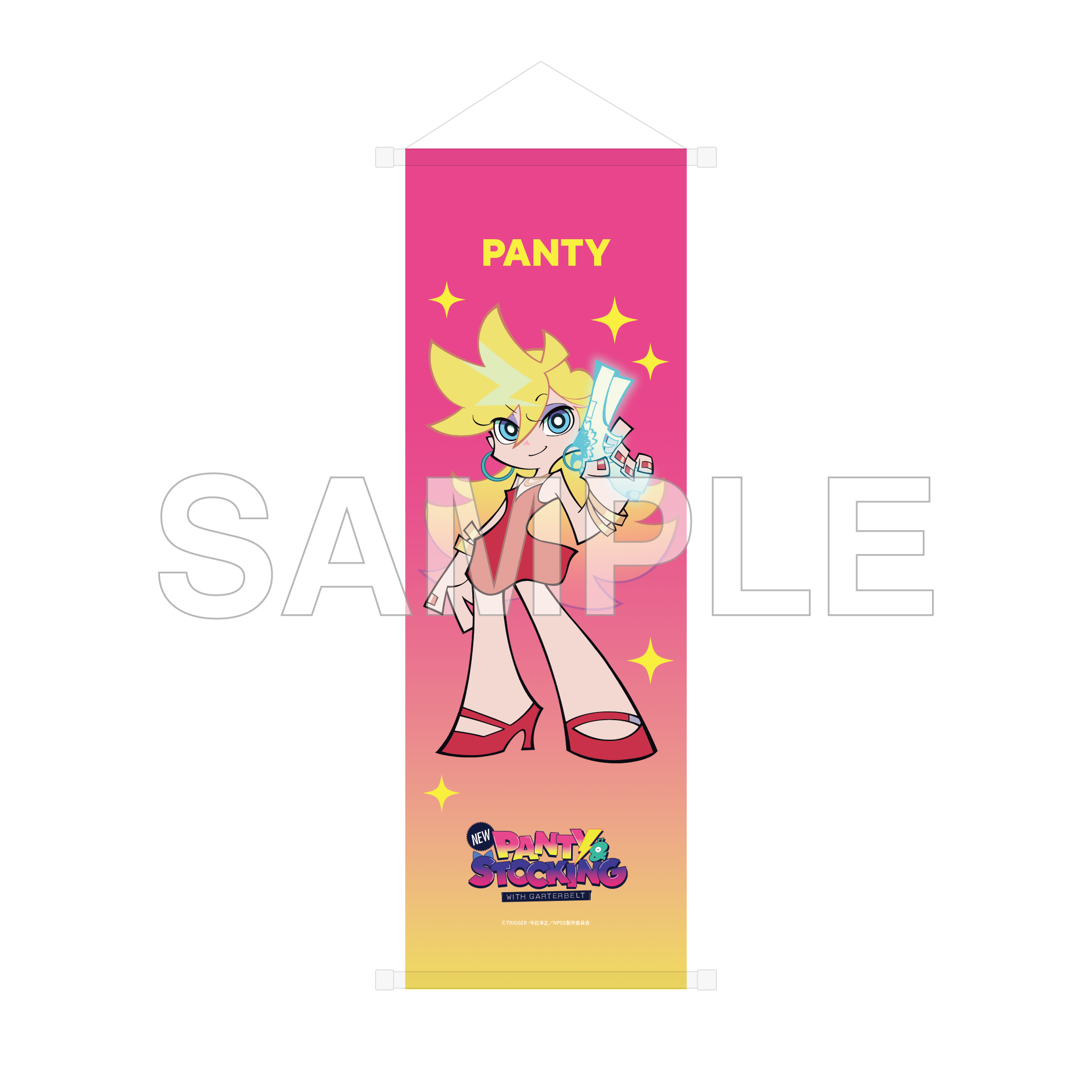 (Goods - Tapestry) New PANTY ＆ STOCKING with GARTERBELT B2 Half-sized Tapestry - Panty