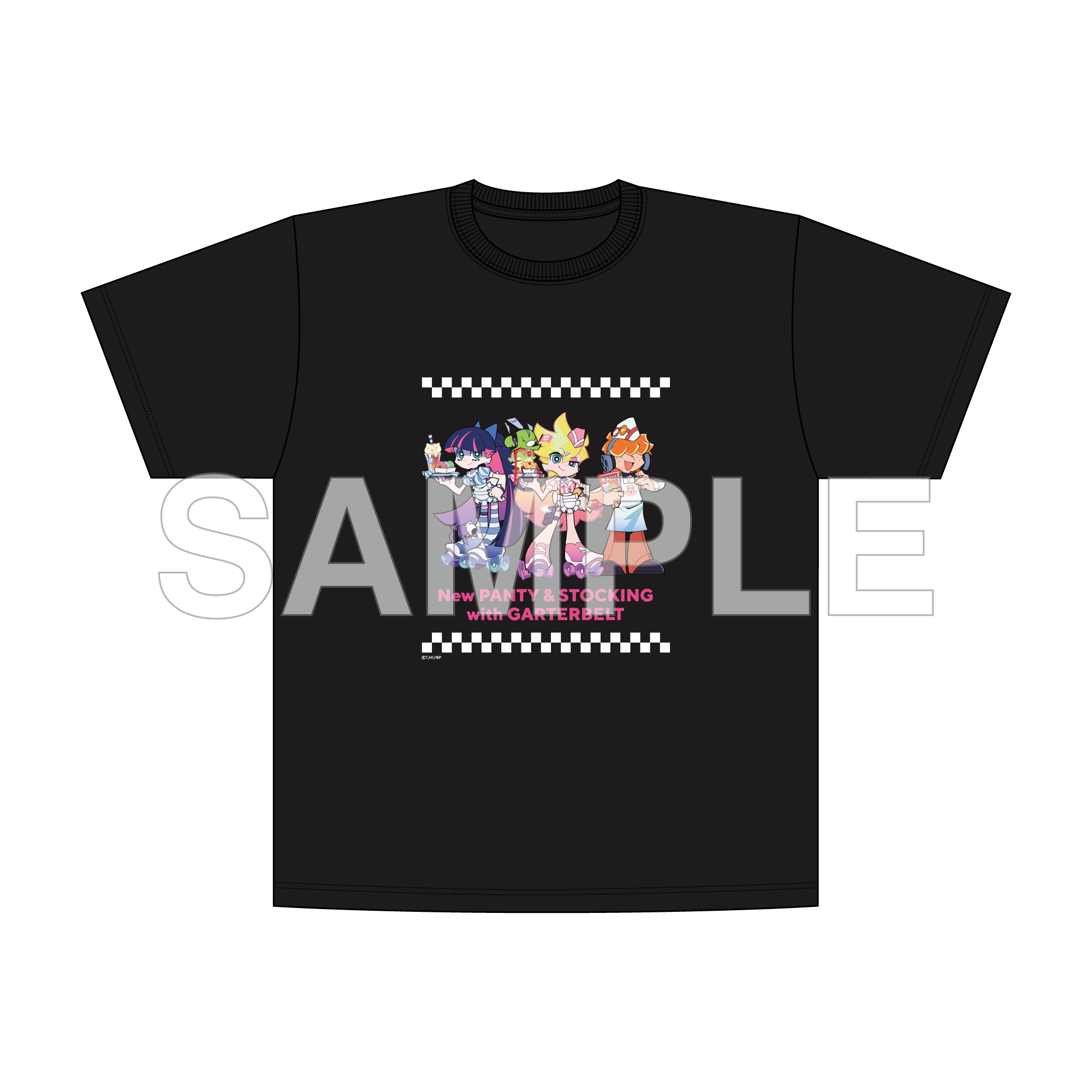 (Goods - Shirt) New PANTY ＆ STOCKING with GARTERBELT T-Shirt American Diner Ver.