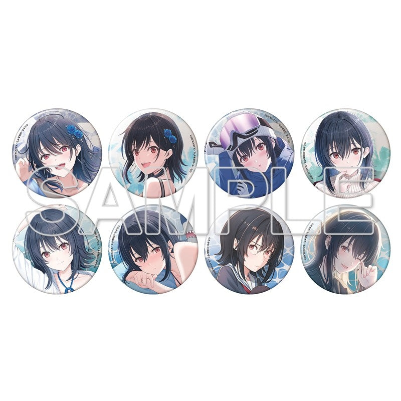 [※Blind](1BOX=8)(Goods - Badge) I Became Friends with the Second Cutest Girl in My Class - Conclusion Celebration - Tradable Metallic Tin Badge ~Full of Umi~