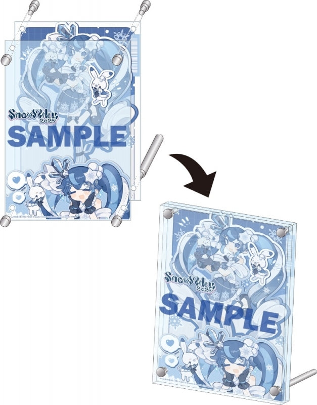 (Album) Crystal Dispersion feat. Hatsune Miku - Album Including "SNOW MIKU 2025" Event Theme Song: Crystal Snow [Limited Edition w/ Double Layer Acrylic Board]