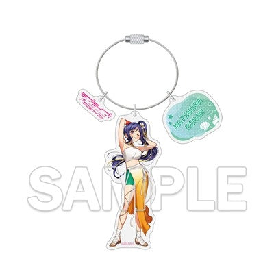 (Goods - Keychain) Love Live! Series Wire Ring Acrylic Keychain - Kanan Matsuura