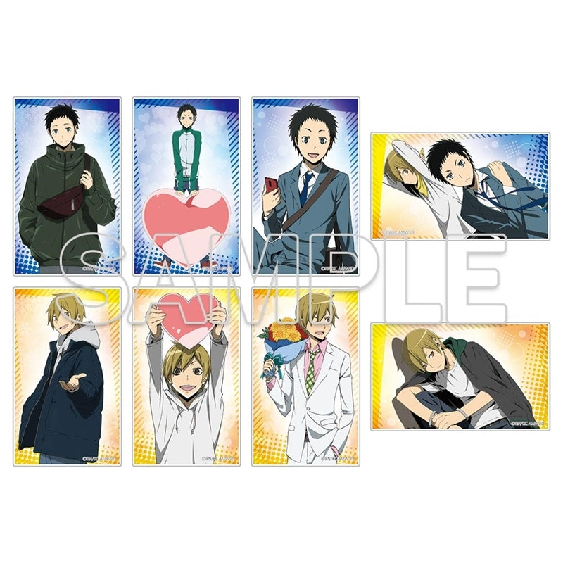 [※Blind](1BOX=3)(Goods - Card) Durarara!!x２ Ver. Winter Tradable Acrylic Card - Mikado Ryugamine & Masaomi Kida