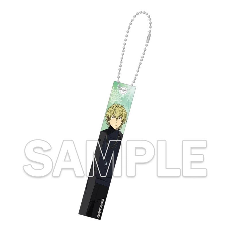 (Goods - Keychain) Durarara!!x２ Ver. Winter Acrylic Bar Keychain - Shizuo Heiwajima