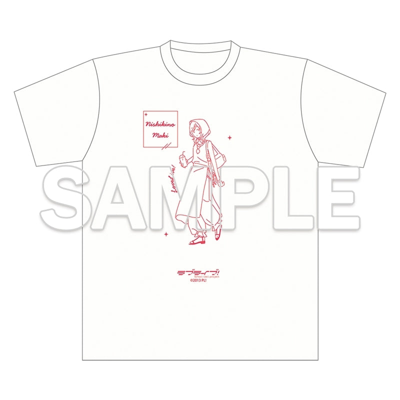 (Goods - Shirt) Love Live! Wear the Seasons on Your Walks. Oversized T-Shirt - Maki Nishikino
