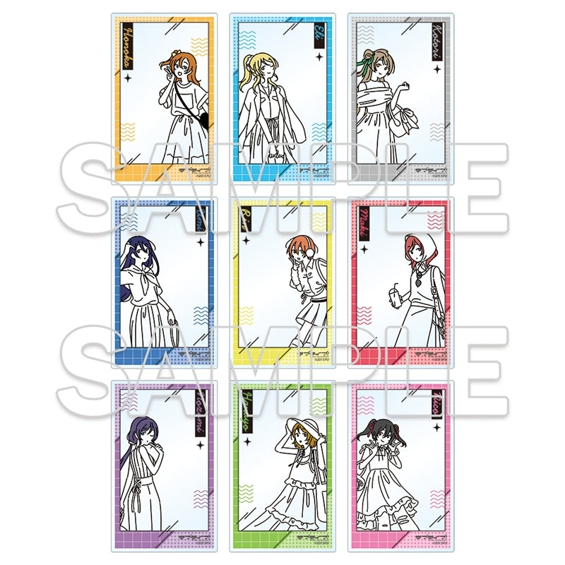 [※Blind](1BOX=9)(Goods - Card) Love Live! Wear the Seasons on Your Walks. Tradable Acrylic Card