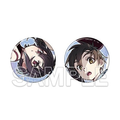 (Goods - Badge) Demon’s Crest Two Tin Badge Set Newly Drawn Illustration Ver.