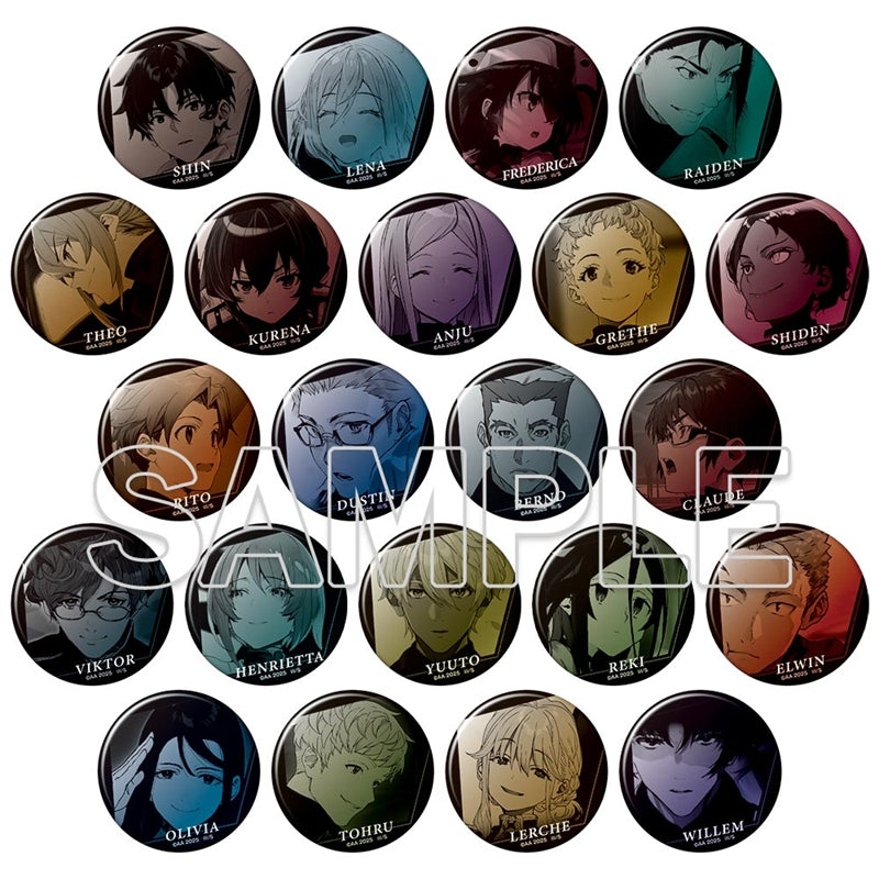 [※Blind](1BOX=3)(Goods - Badge) 86 EIGHTY-SIX 8.6th Anniversary Tradable Metallic Tin Badge