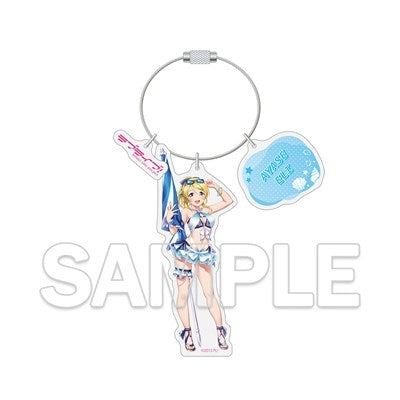 (Goods - Keychain) Love Live! Series Wire Ring Acrylic Keychain - Eli Ayase