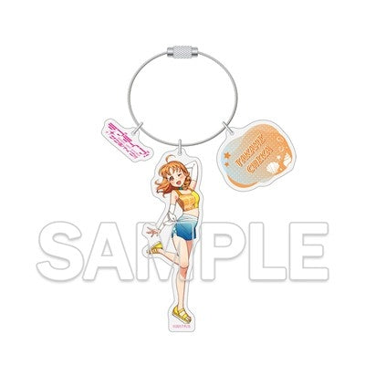 (Goods - Keychain) Love Live! Series Wire Ring Acrylic Keychain - Chika Takami