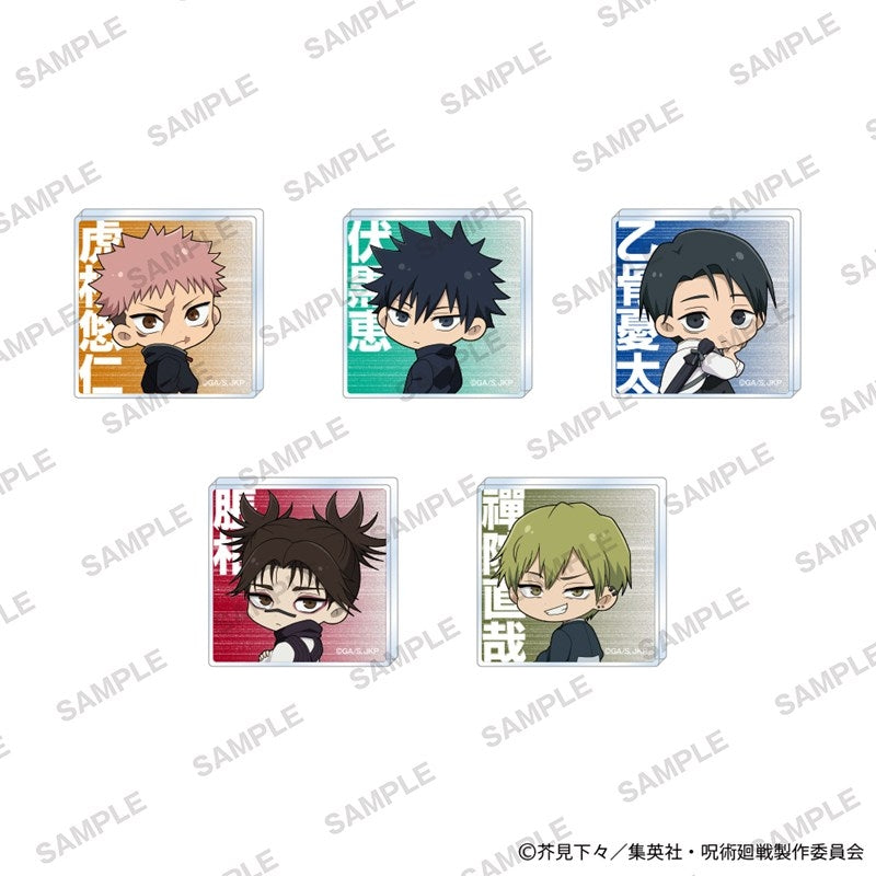 (1BOX=5)(Goods - Ornament) Jujutsu Kaisen Acrylic Block Collection PACK
