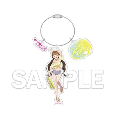 (Goods - Keychain) Love Live! Series Wire Ring Acrylic Keychain - Kinako Sakurakoji