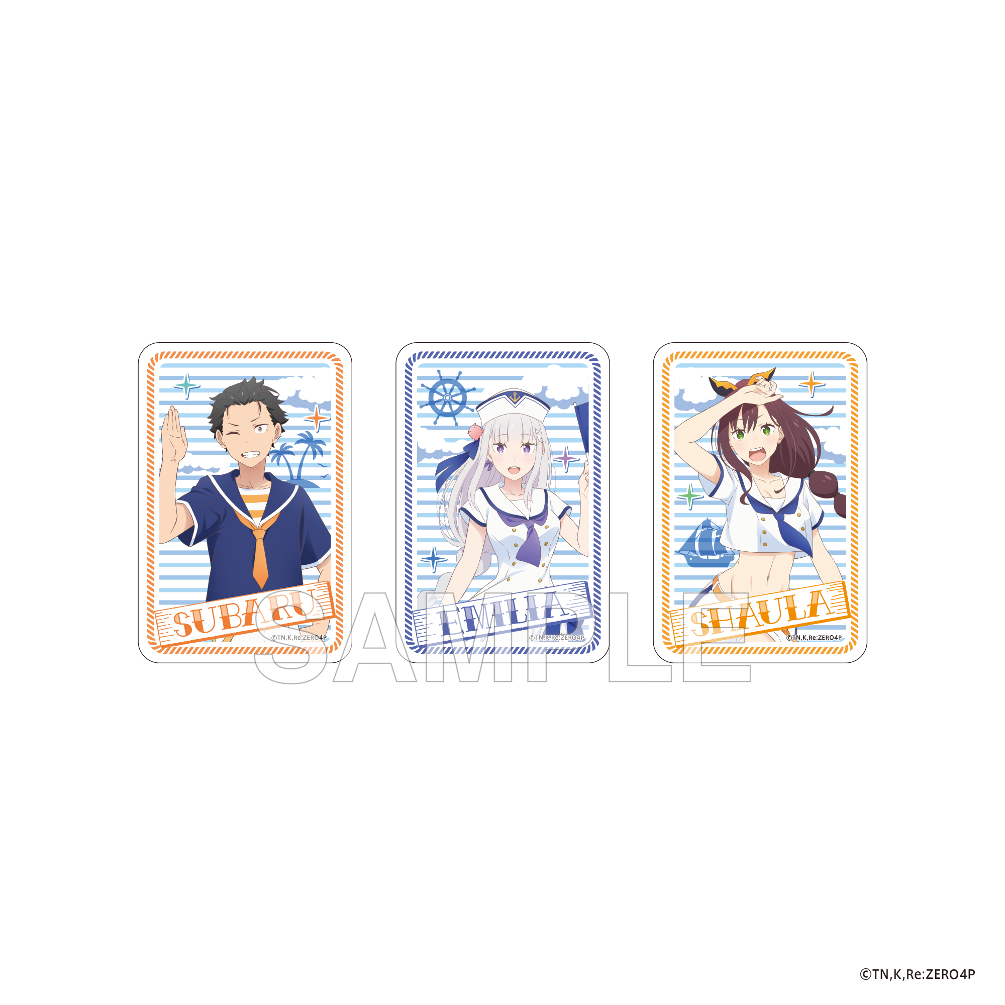 (Goods - Sticker) Re:ZERO -Starting Life in Another World- Sticker Set Sailor Ver.