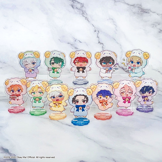 [※Blind](Goods - Acrylic Stand) Obey Me! x CharaDri!! BLANC 2025 Trading Acrylic Stand (12 Types Total)