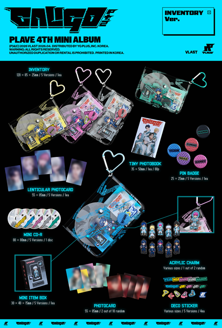 [a][Set of 5](Music) PLAVE/PLAVE 4th Mini Album 'Caligo Pt.2' (INVENTORY Ver.)