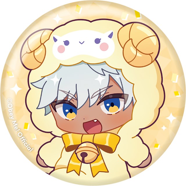 [※Blind](Goods - Badge) Obey Me! x CharaDri!! BLANC 2025 Trading Button Badge (12 Types Total)