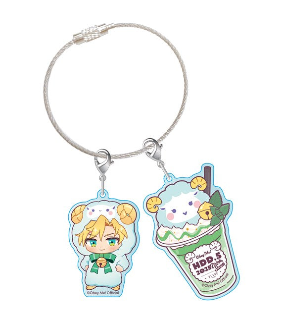 [※Blind](Goods - Charm) Obey Me! x CharaDri!! BLANC 2025 Trading Acrylic Cable Charm (12 Types Total)