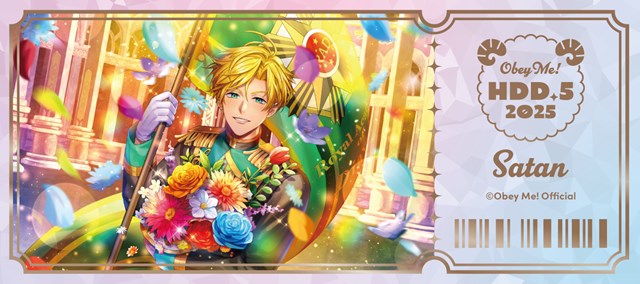 [※Blind](Goods - Card) Obey Me! x CharaDri!! BLANC 2025 Trading Foil Embossed Card (12 Types Total)