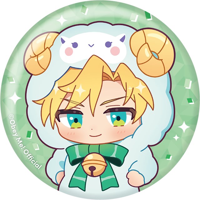 [※Blind](Goods - Badge) Obey Me! x CharaDri!! BLANC 2025 Trading Button Badge (12 Types Total)