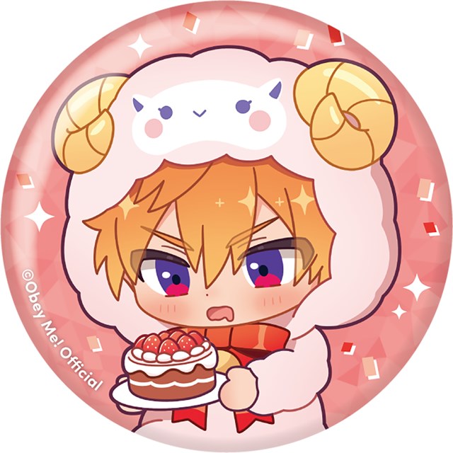 [※Blind](Goods - Badge) Obey Me! x CharaDri!! BLANC 2025 Trading Button Badge (12 Types Total)