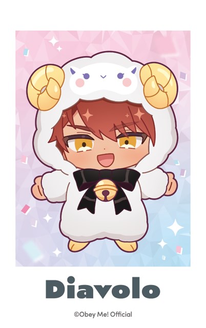 [※Blind](Goods - Card) Obey Me! x CharaDri!! BLANC 2025 Trading Photo Style Card (12 Types Total)