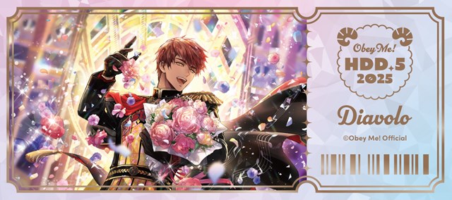 [※Blind](Goods - Card) Obey Me! x CharaDri!! BLANC 2025 Trading Foil Embossed Card (12 Types Total)