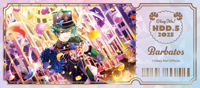 [※Blind](Goods - Card) Obey Me! x CharaDri!! BLANC 2025 Trading Foil Embossed Card (12 Types Total)