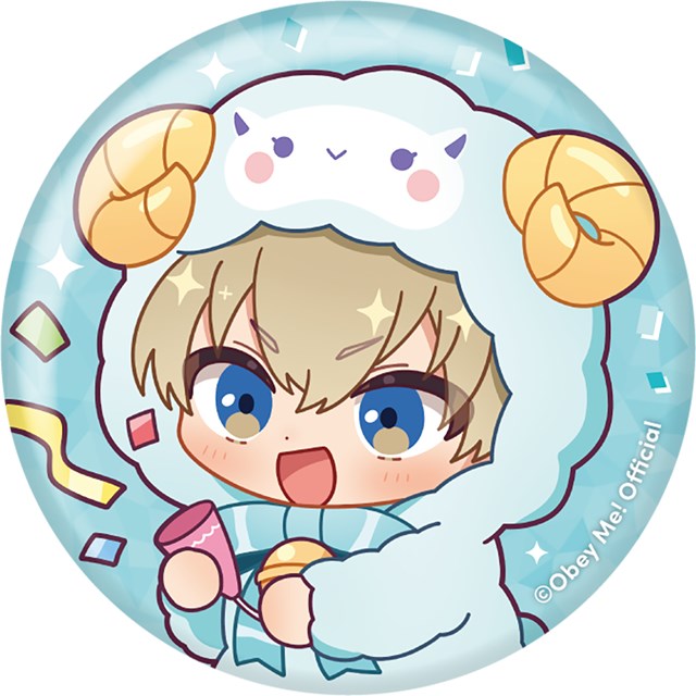 [※Blind](Goods - Badge) Obey Me! x CharaDri!! BLANC 2025 Trading Button Badge (12 Types Total)