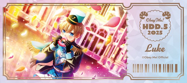 [※Blind](Goods - Card) Obey Me! x CharaDri!! BLANC 2025 Trading Foil Embossed Card (12 Types Total)