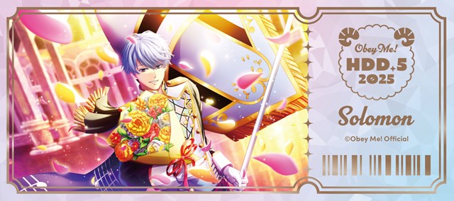[※Blind](Goods - Card) Obey Me! x CharaDri!! BLANC 2025 Trading Foil Embossed Card (12 Types Total)