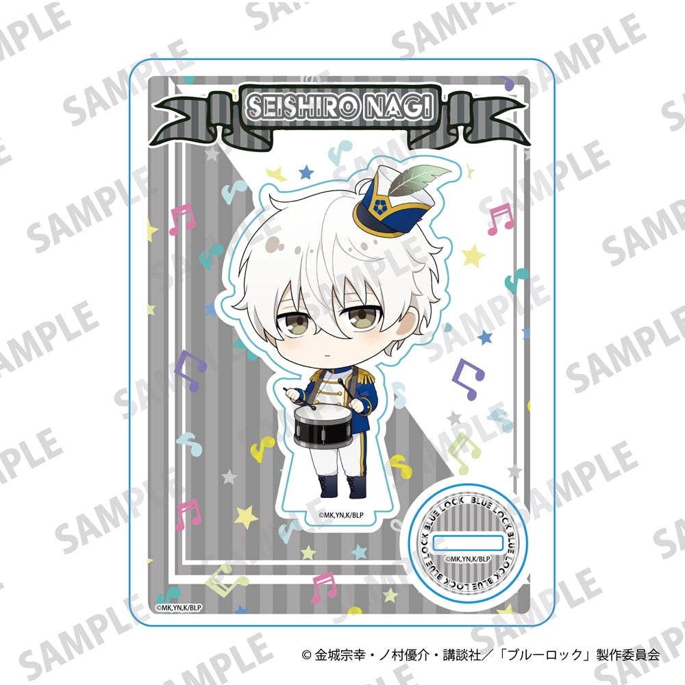 (Goods - Stand Pop) TV Anime Blue Lock Mini-Character Acrylic Stands Marching Band Ver. Seishiro Nagi