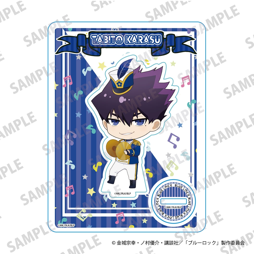 (Goods - Stand Pop) TV Anime Blue Lock Mini-Character Acrylic Stands Marching Band Ver. Tabito Karasu