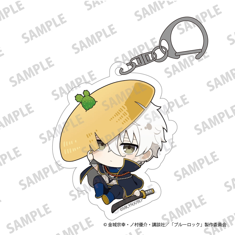 (Goods - Key Chain) TV Anime Blue Lock Mini-Character Acrylic Keychains Wanderers Ver. Seishiro Nagi