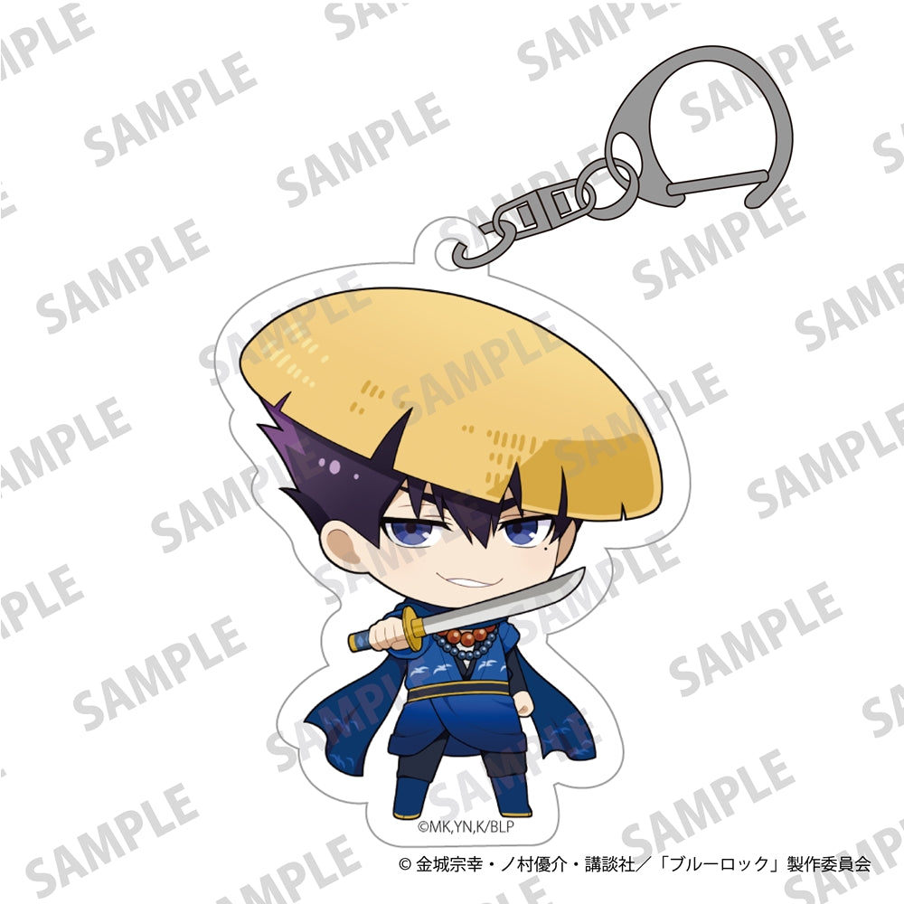 (Goods - Key Chain) TV Anime Blue Lock Mini-Character Acrylic Keychains Wanderers Ver. Tabito Karasu