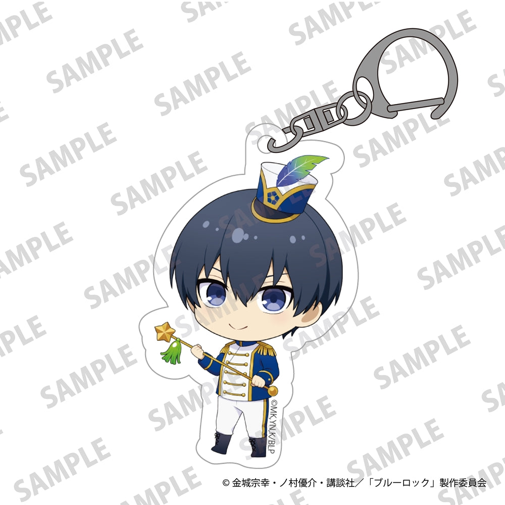 (Goods - Key Chain) TV Anime Blue Lock Mini-Character Acrylic Keychains Marching Band Ver. Yoichi Isagi