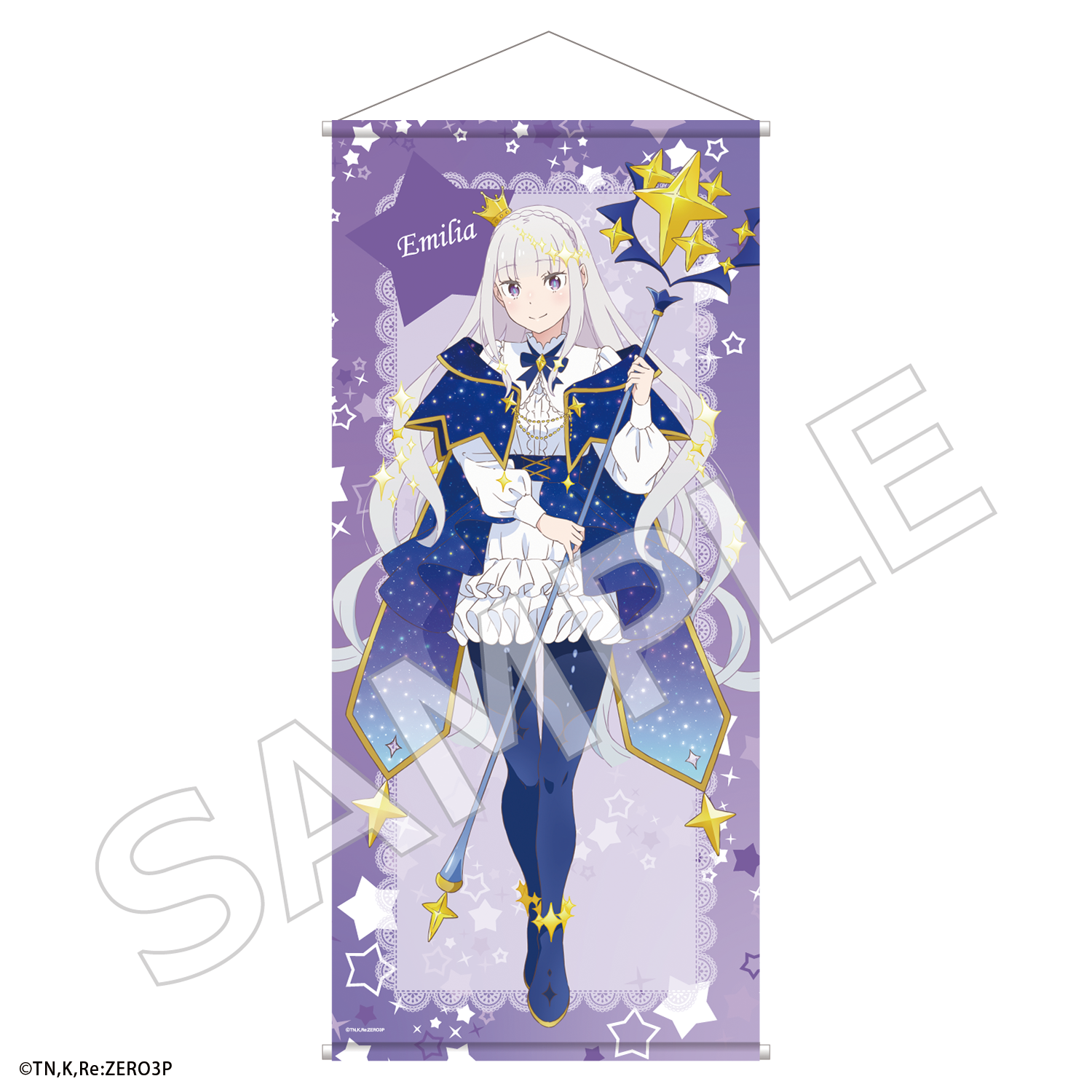 (Goods - Tapestry) "Re:ZERO - Starting Life in Another World -" Big Tapestry Re:ZERO - Starting Emilia's Birthday Life 2024 ver. - Emilia