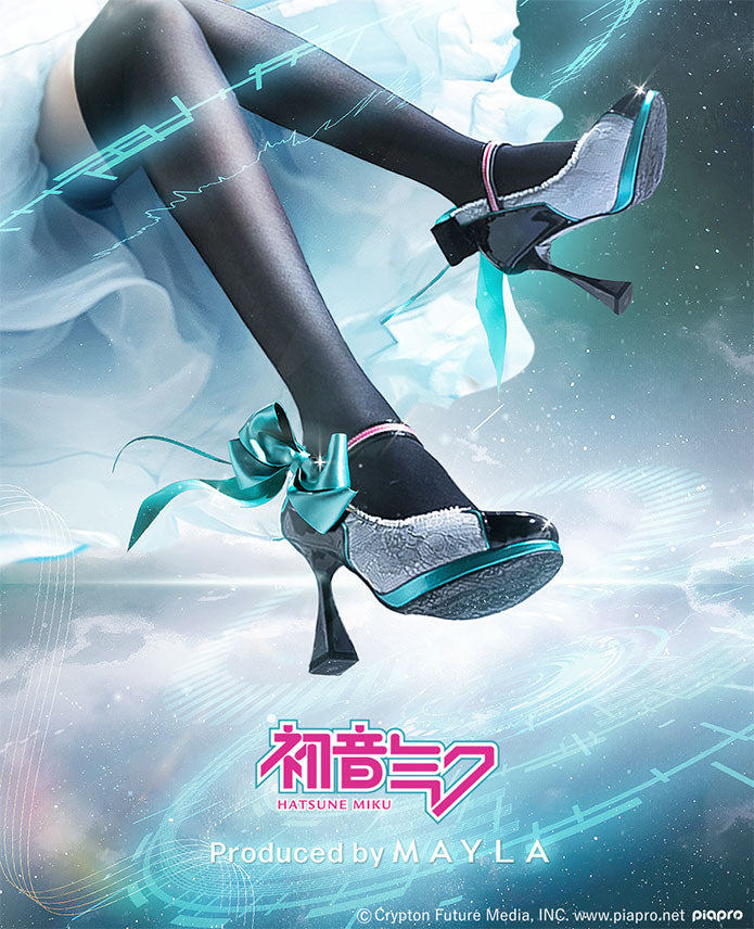 (Goods - Footwear) HATSUNE MIKU ICONIQUE SHOES OBJET PUMPS (2nd Round Pre-orders)